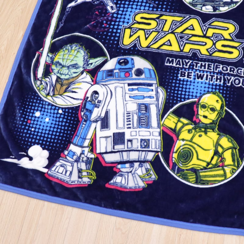 スター・ウォーズ 毛布 (100×140cm) ベビー/キッズ ニューマイヤー