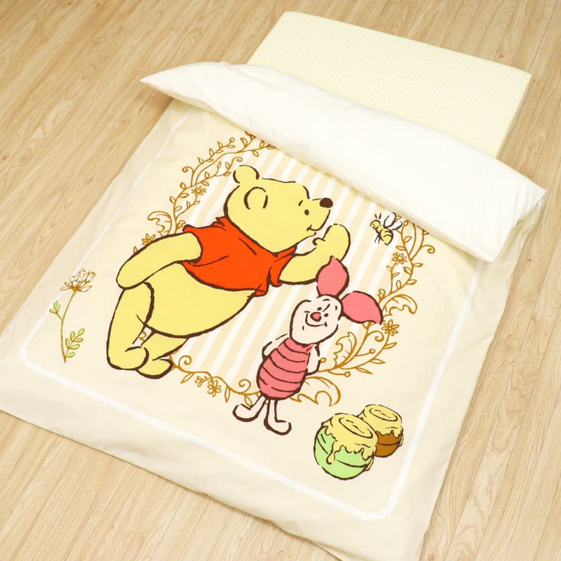 ベビー布団 3点セット ディズニー くまのプーさん ピグレット (70