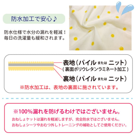 おねしょ対策ケット ズボンタイプ (ウエスト50～60cm 長さ50cm) 3109
