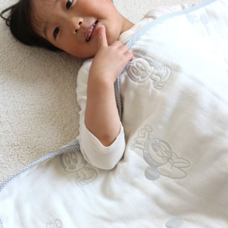 日本製】6重ガーゼ ベビーケット (85×115cm) ディズニー ベビー