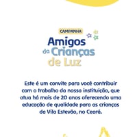 【募金1口以上】Amigos da Crianças de LUZ