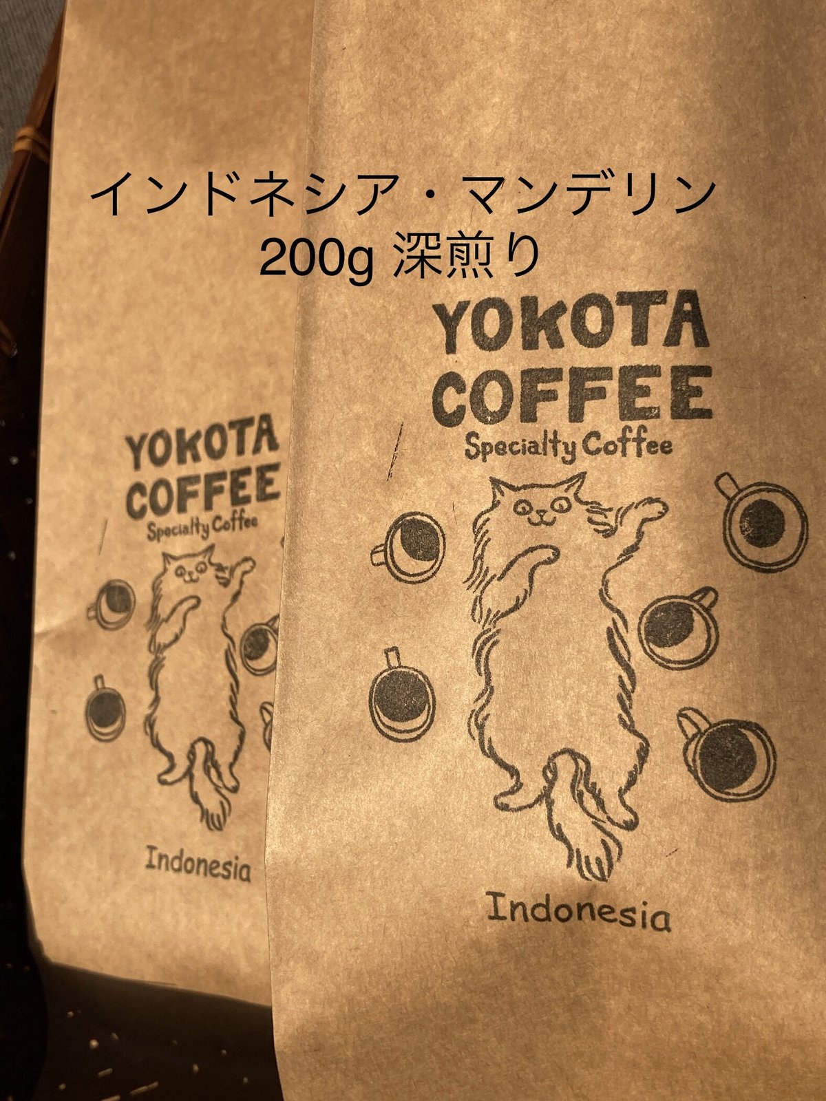 インドネシア　マンデリン　中深煎り　、エチオピア　ゲイシャ　各500g 送料￥700(ゆうパック)》【インドネシア】マンデリン ブルー
