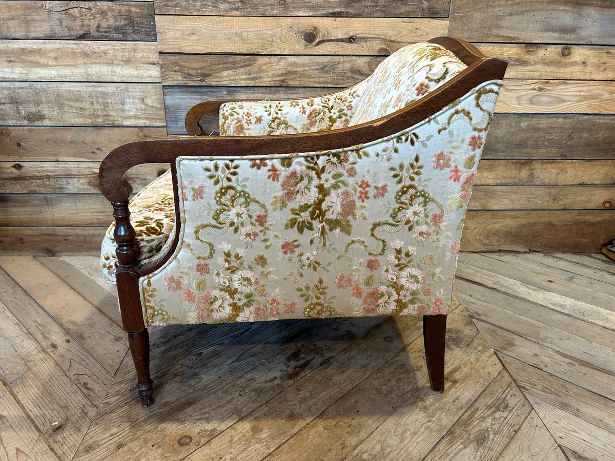 オールドマルニの花柄の1人掛けソファ U オールドマルニの花柄の1人掛けソファ U オールドマルニの花柄