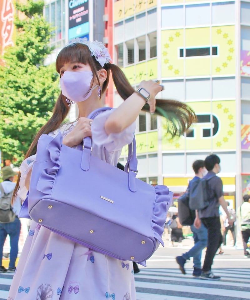 OSHI TO DATE』第1弾 春奈るな×リアレア フリルトート痛バッグ OSHI TO DATE』第1弾 春奈るな×リアレア フリルトート痛バッグ