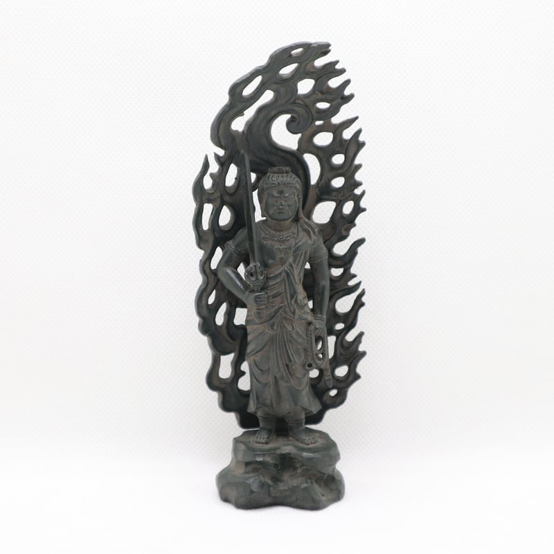 金属製 不動明王(古美金・アンティーク調） | 沼野佛具 ONLINE STORE
