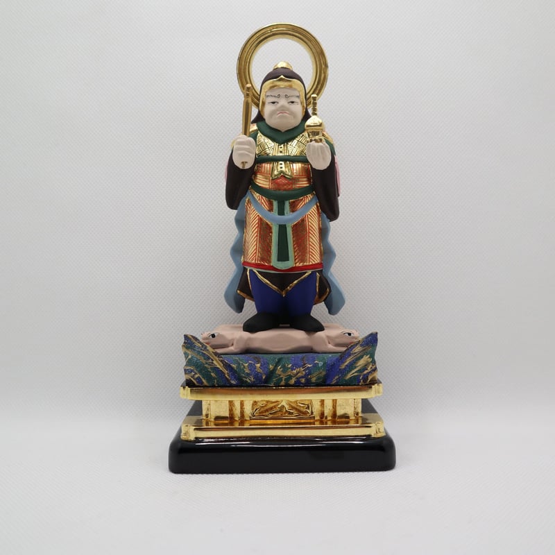 上中七 毘沙門天（彩色） | 沼野佛具 ONLINE STORE