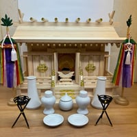 桧　通し屋根三社宮