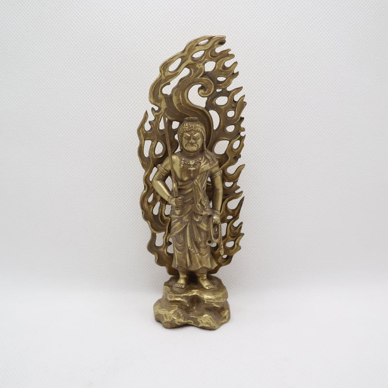 金属製 不動明王(古美金・アンティーク調） | 沼野佛具 ONLINE STORE