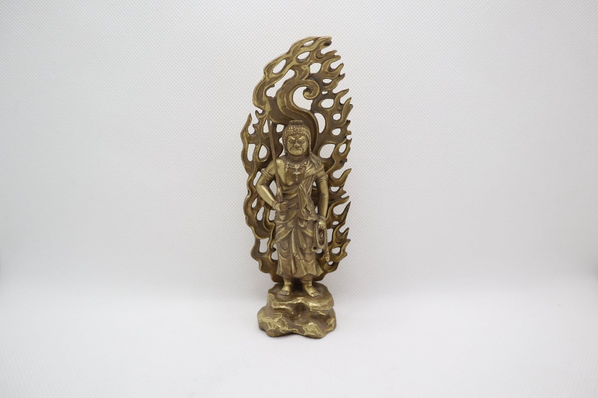 金属製 不動明王(古美金・アンティーク調） | 沼野佛具 ONLINE STORE