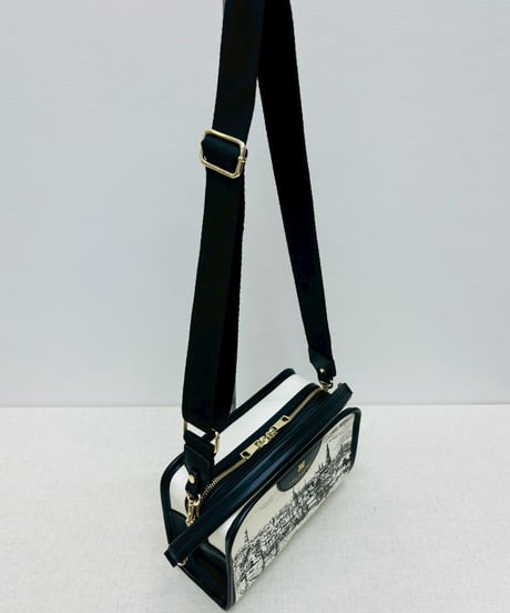 キャンバスプリント ワンハンドル ショルダーバッグ