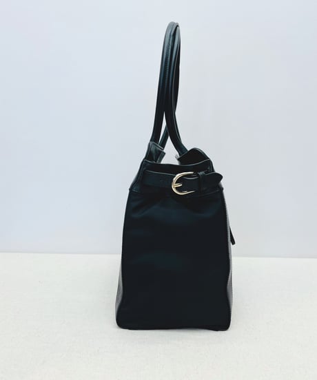 レザーナイロンコンビA4トートバッグ