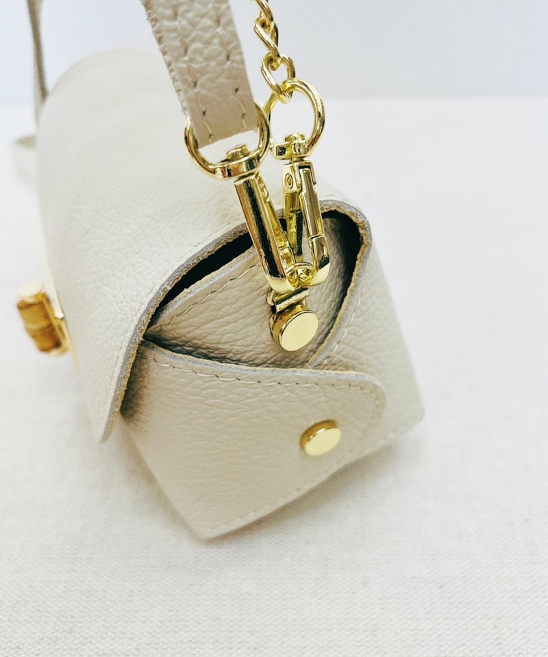 レザーバンブーミニショルダーバッグ | Aujourd'hui