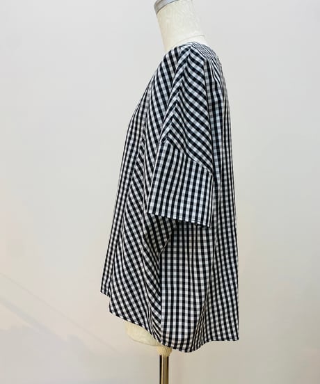 バックzipブラウス
