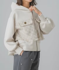 ツィードコンビパーカー