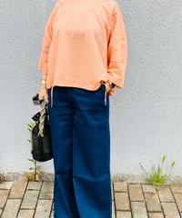 ドロストデザインシアーカットソー