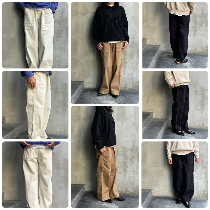 ☆再入荷☆サテンストレッチベイカーパンツ | Aujourd'hui