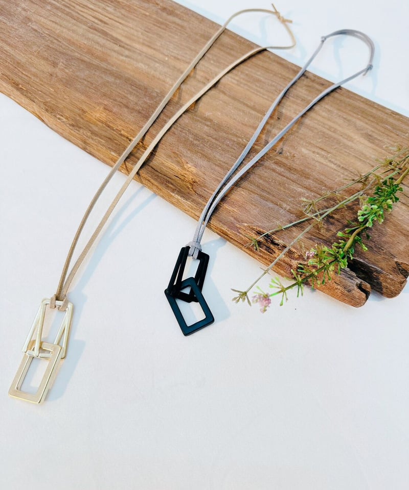 スクエアモチーフ ネックレス | Aujourd'hui