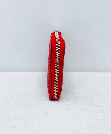 L字ファスナー 牛革シボ 長財布