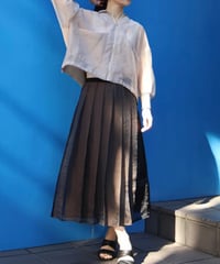 オーガンジープリーツスカート