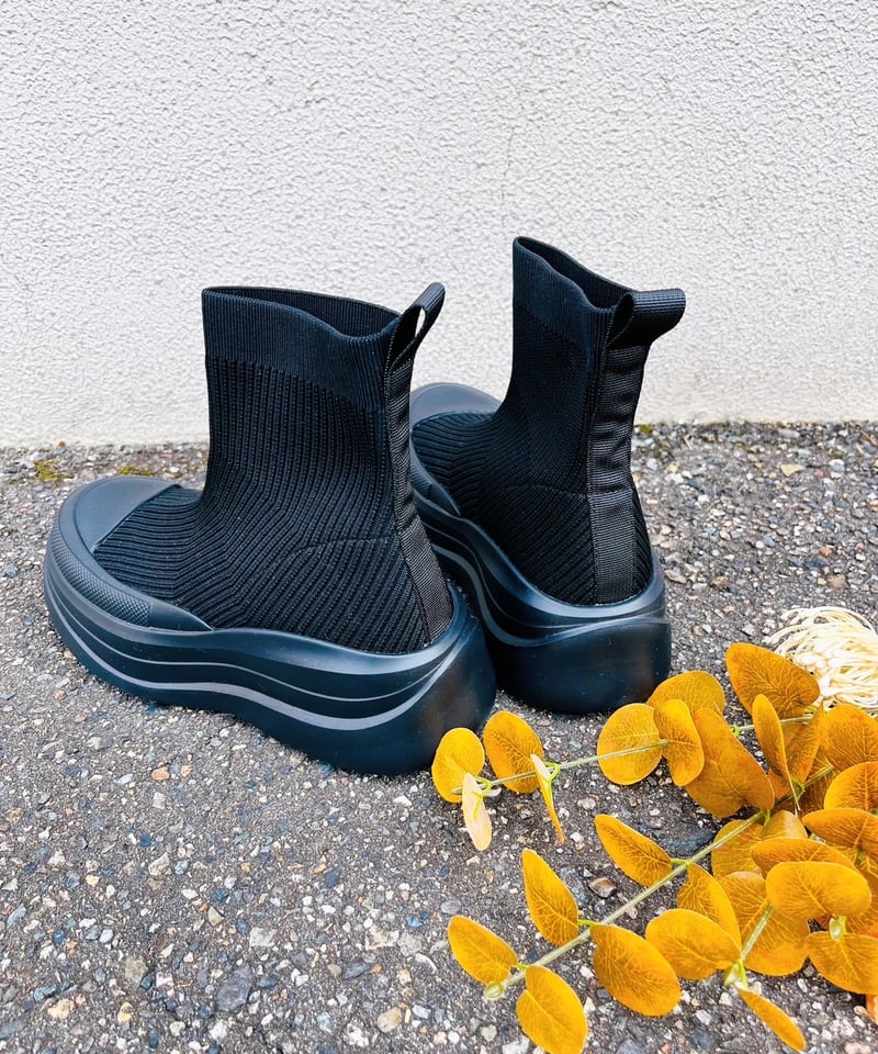 専用【PEARLY GATES】ヌバック×リブニット ショートブーツ 24cm 専用【PEARLY GATES】ヌバック×リブニット ショートブーツ 24cm