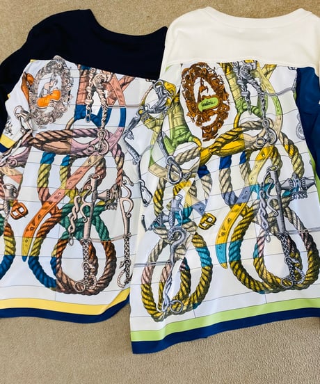 バックスカーフ リブカットソー