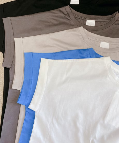 ドライタッチコットン ターンバックTシャツ