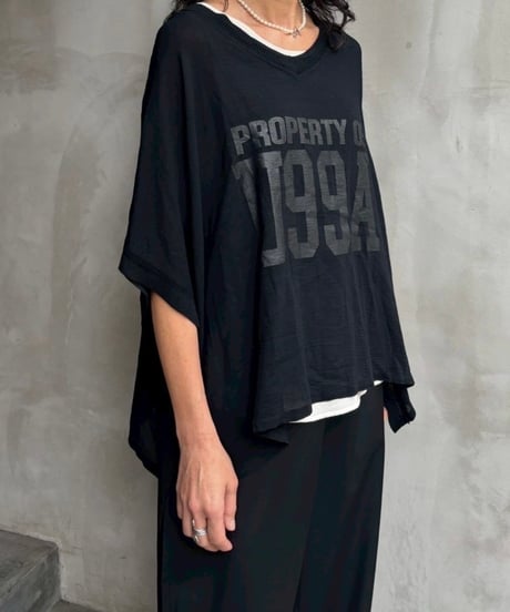 シアーポンチョTシャツ
