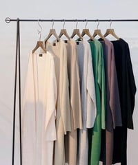 綿ニットロングカーディガン