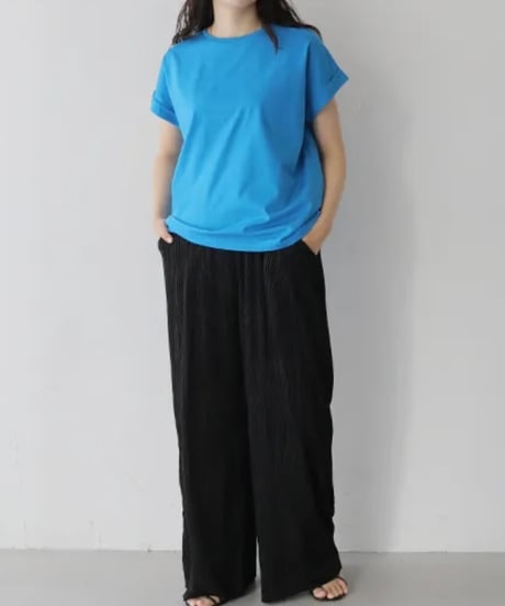 ドライタッチコットン ターンバックTシャツ