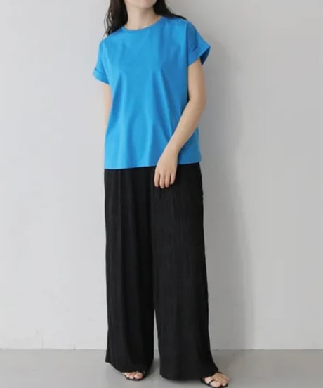 ドライタッチコットン ターンバックTシャツ