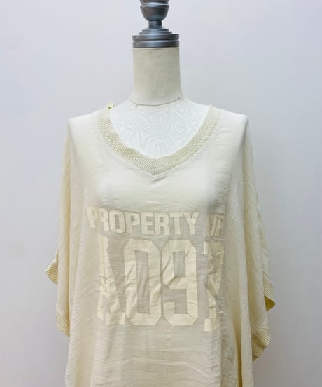 シアーポンチョTシャツ