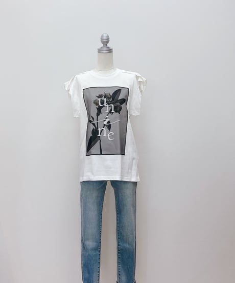 ボタニカルグラフィックTシャツ