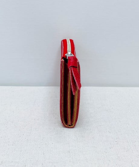L字ファスナー 牛革シボ 長財布