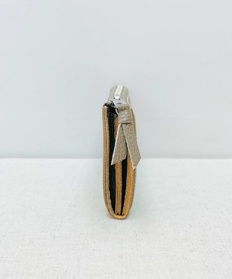 L字ファスナー 牛革シボ 長財布