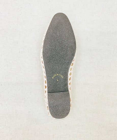 メッシュフラットシューズ