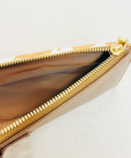 ホースヘアレザースマホポシェット