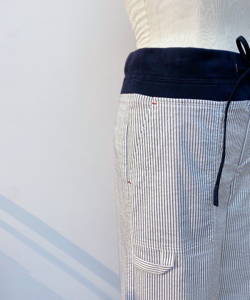 45R kurasi ストライプワイドパンツ ストライプワイドパンツ TANG | BOTTOMS | | CHAHORU