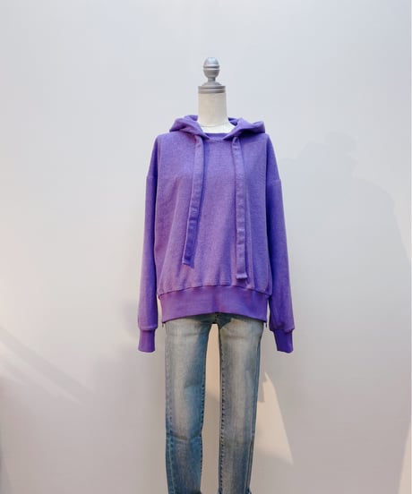 パイルジャージー・プルオーバーパーカー・zip-up