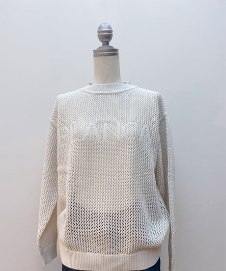 ざっくりcottonシアーニット
