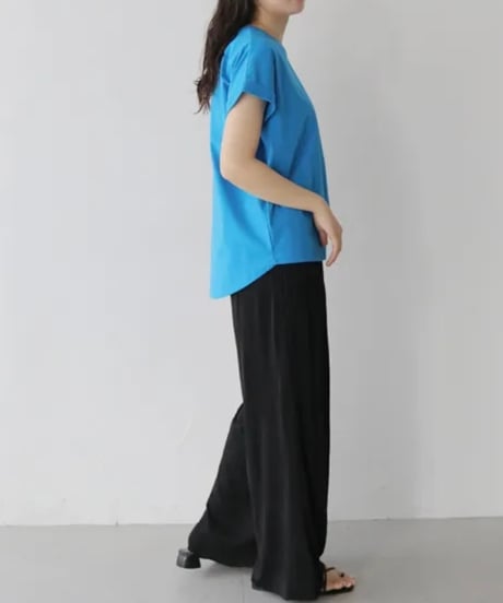 ドライタッチコットン ターンバックTシャツ