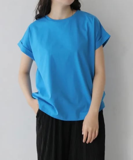 ドライタッチコットン ターンバックTシャツ