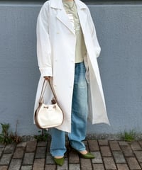 リネン混 トレンチコート