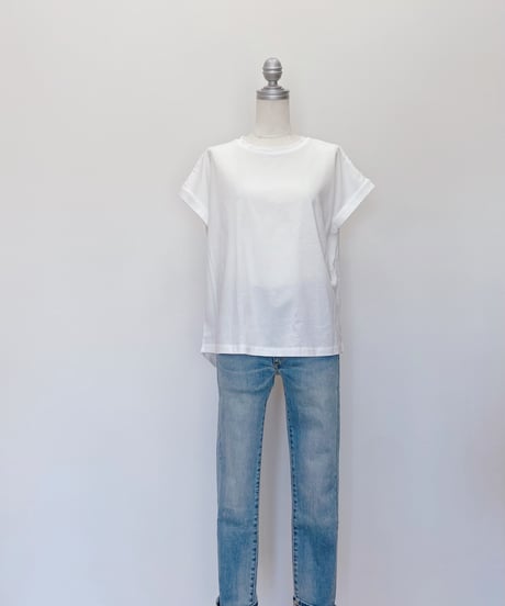 ドライタッチコットン ターンバックTシャツ