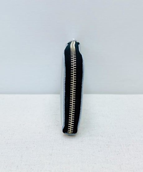 L字ファスナー 牛革シボ 長財布