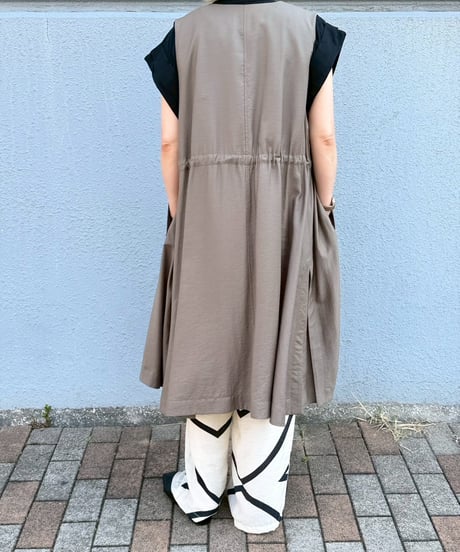 ワッシャーデジンロングジレ
