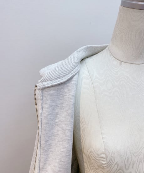 パイルジャージー・プルオーバーパーカー・zip-up