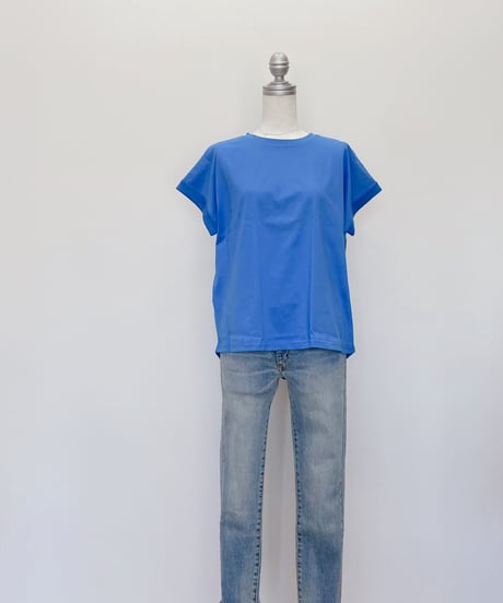 ドライタッチコットン ターンバックTシャツ