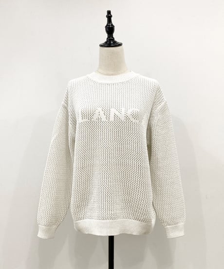ざっくりcottonシアーニット