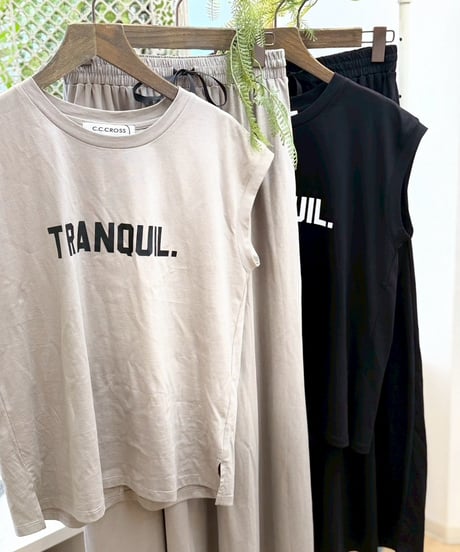 ロゴTシャツ＆フレアスカート ※set up