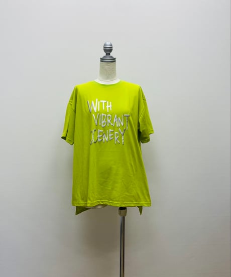 箔プリントロゴルーズTシャツ